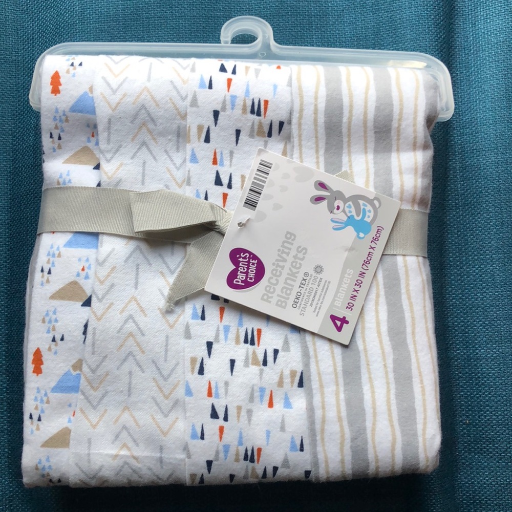 4pack Parent’s Choice receiving blankets